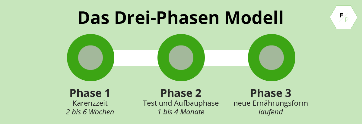 Karenzphase, 3 Phasen Modell bei Fructoseintoleranz